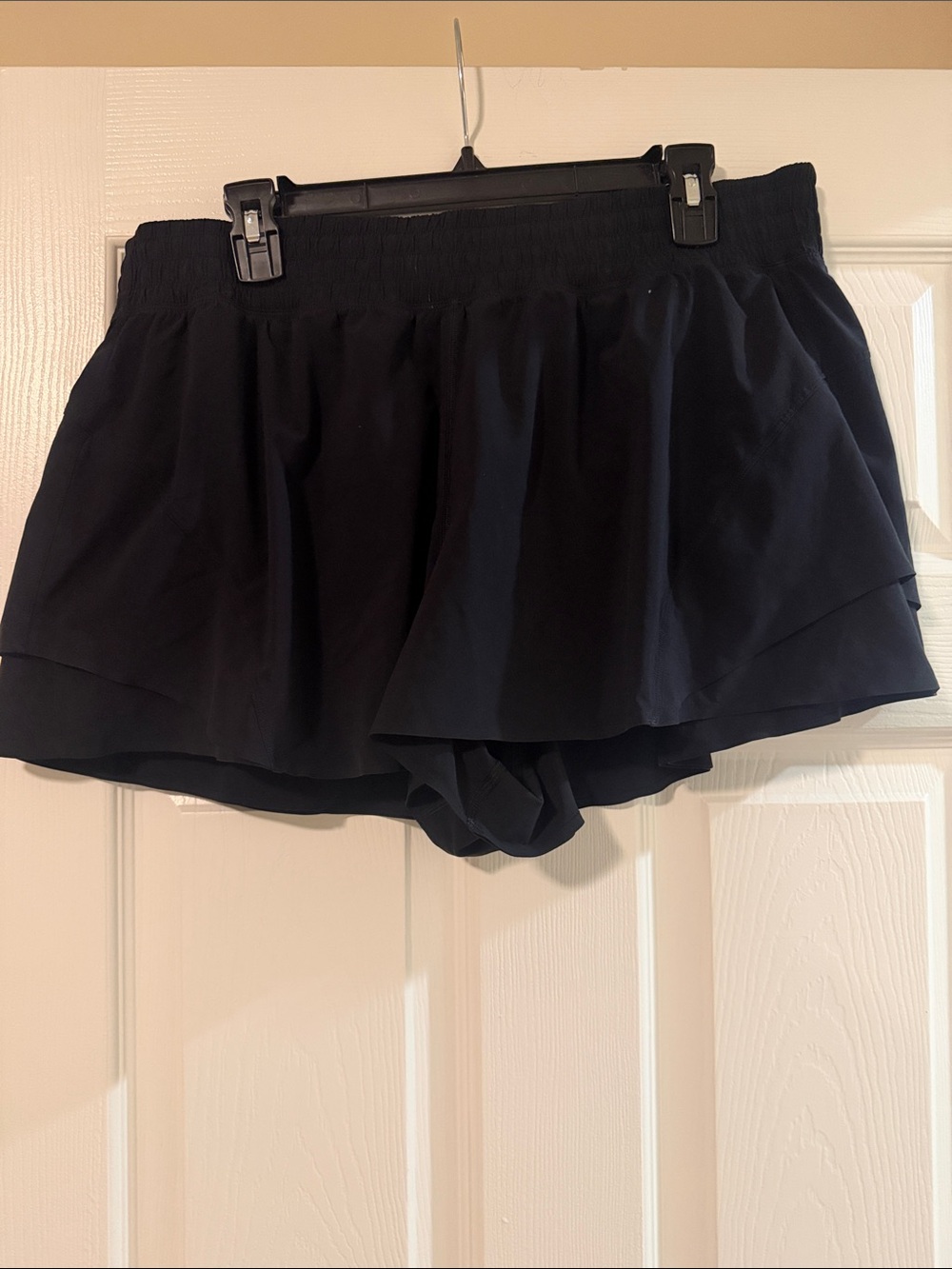 lululemon athletica Black Layered Skort Shorts